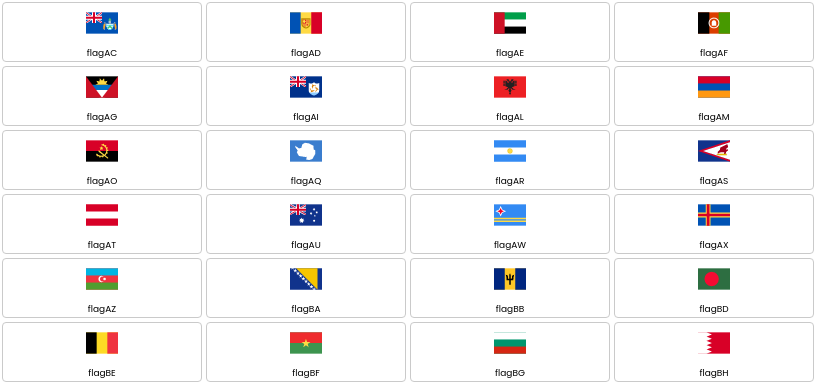 Country Flags preview